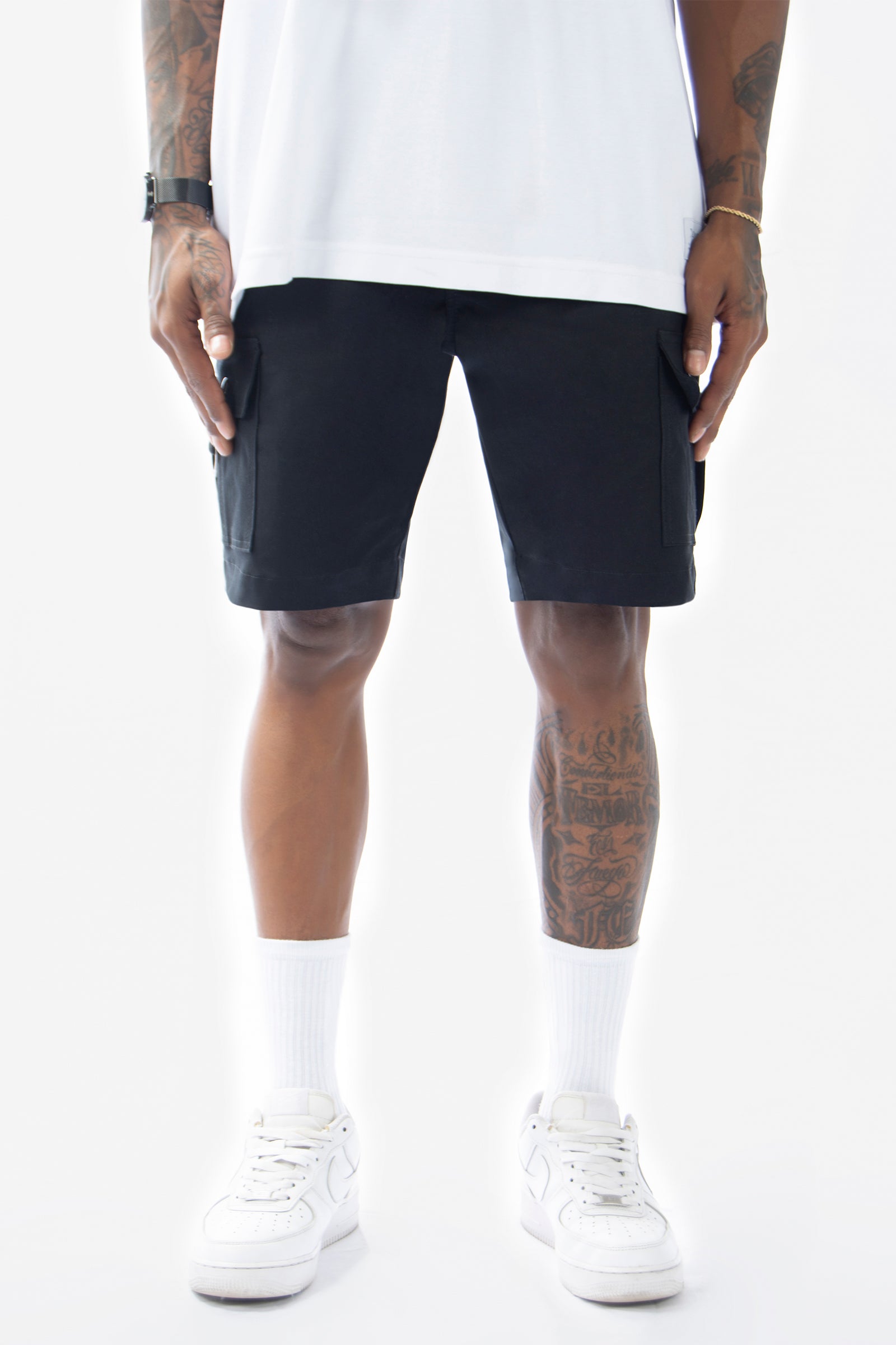 Short Cargo Xpand – Classic Fit, Black