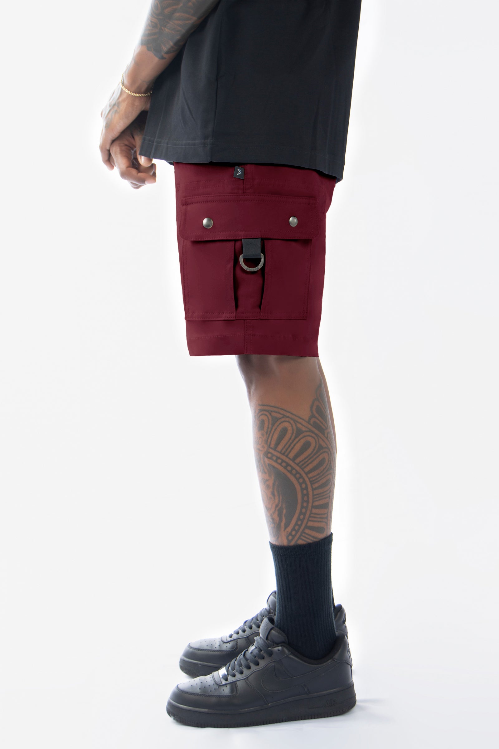 Short Cargo Xpand – Classic Fit, Wine