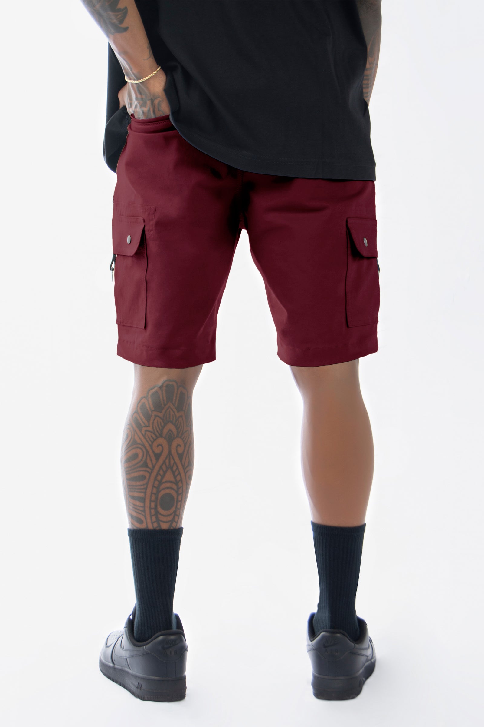 Short Cargo Xpand – Classic Fit, Wine