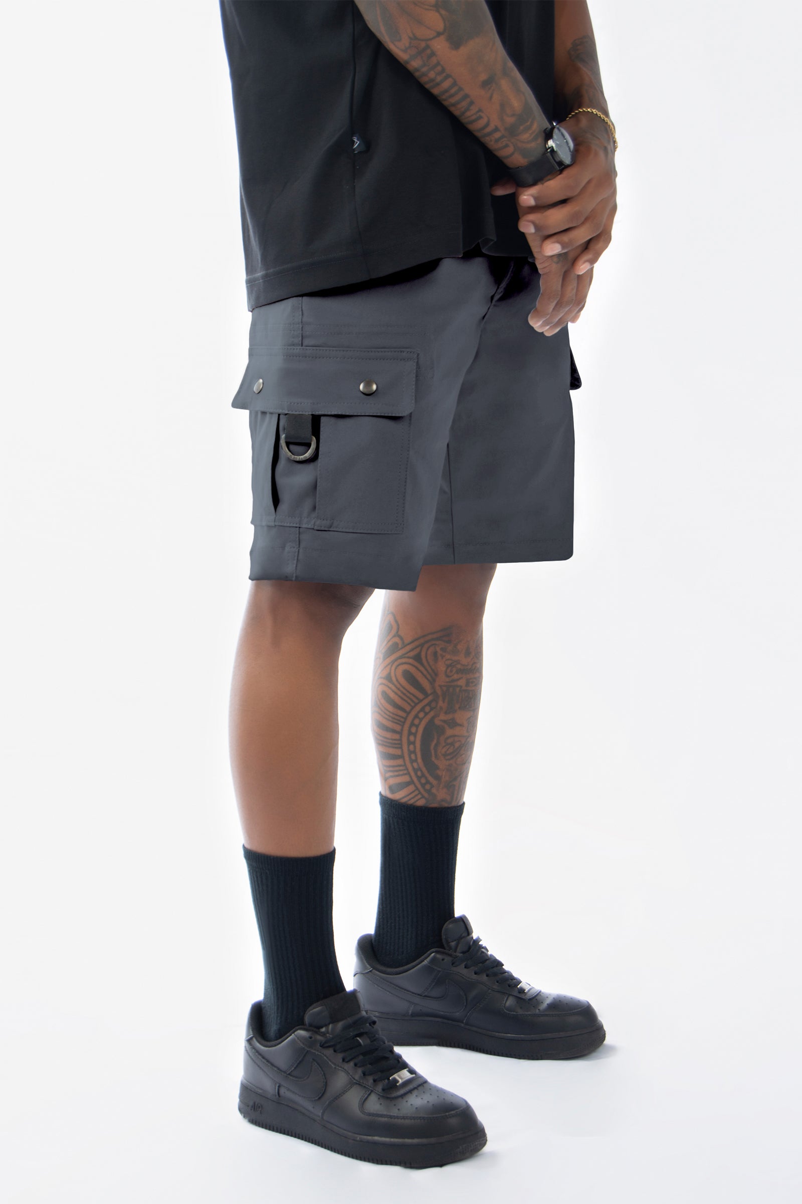 Short Cargo Xpand – Classic Fit, Deep Grey