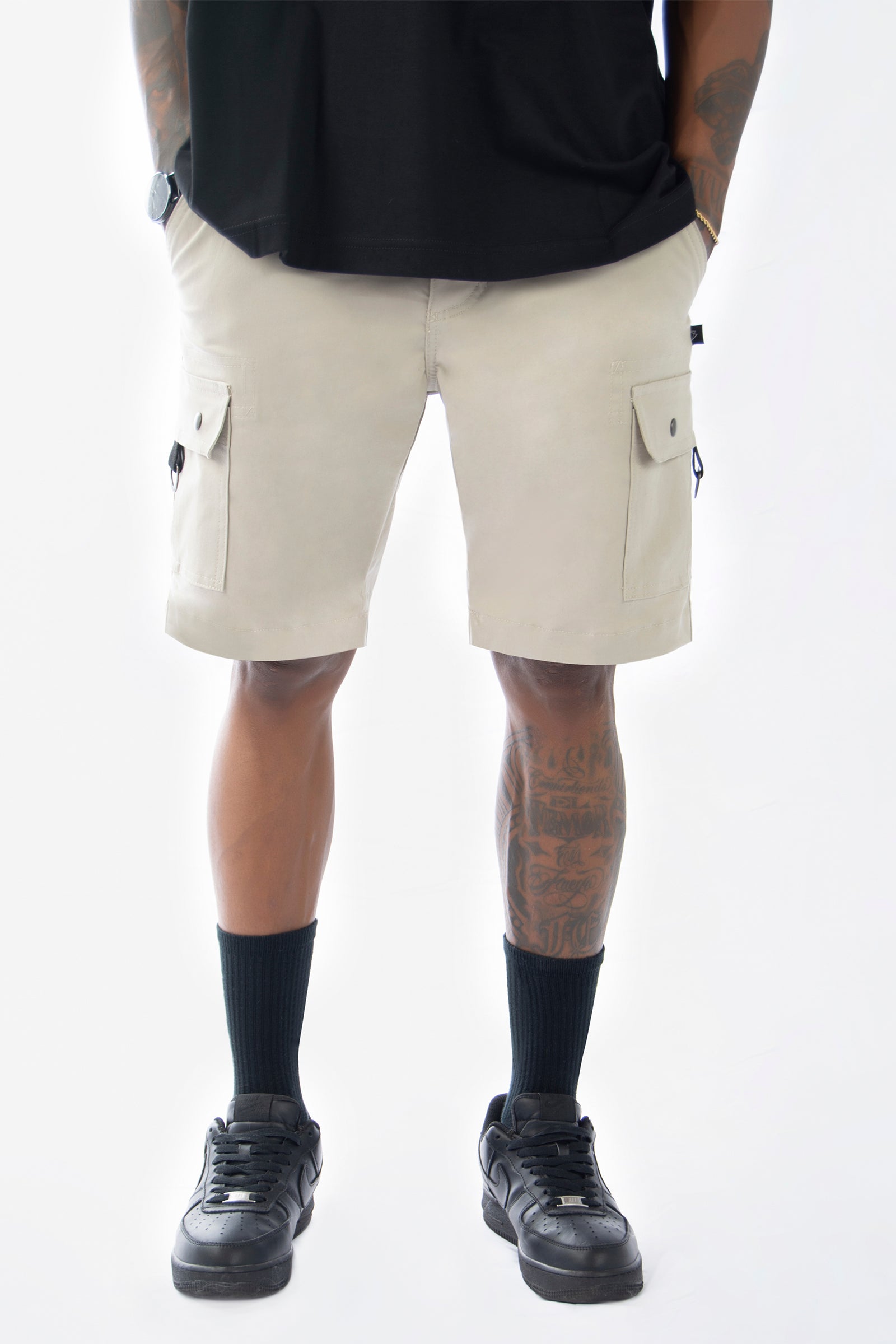 Short Cargo Xpand – Classic Fit, Beige