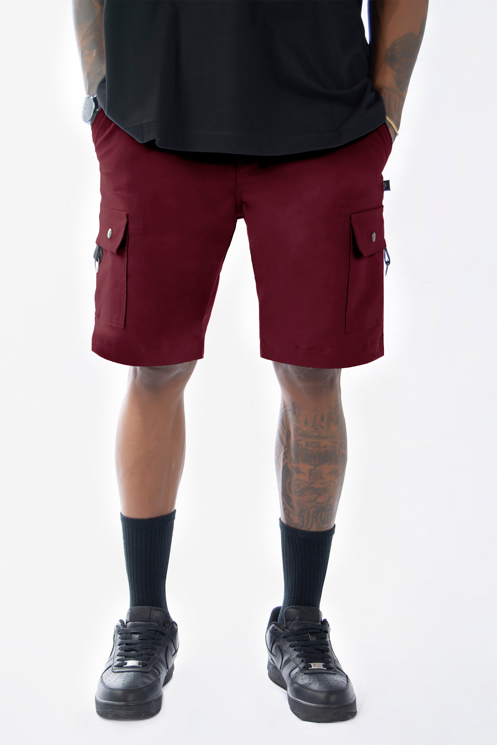 Short Cargo Xpand – Classic Fit, Wine