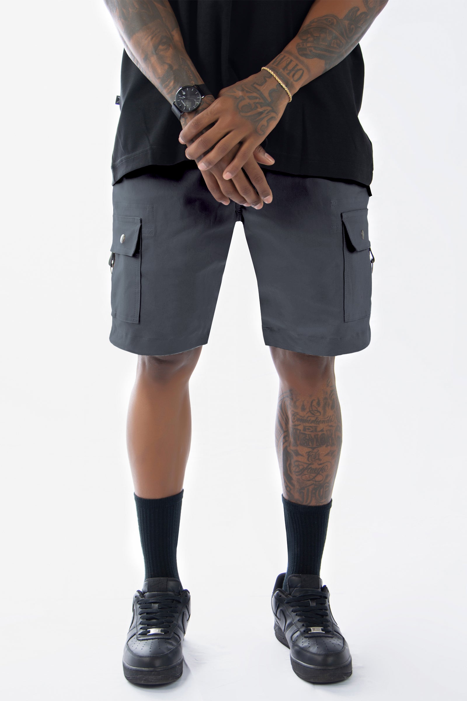 Short Cargo Xpand – Classic Fit, Deep Grey