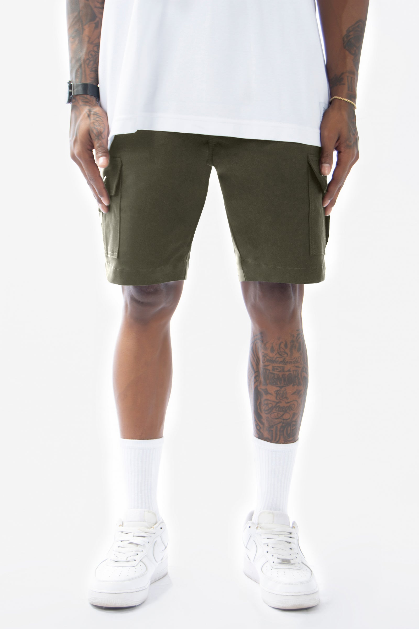 Short Cargo Xpand – Classic Fit, Green