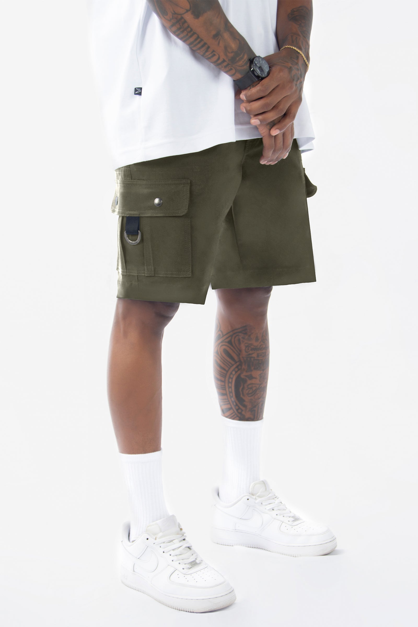 Short Cargo Xpand – Classic Fit, Green