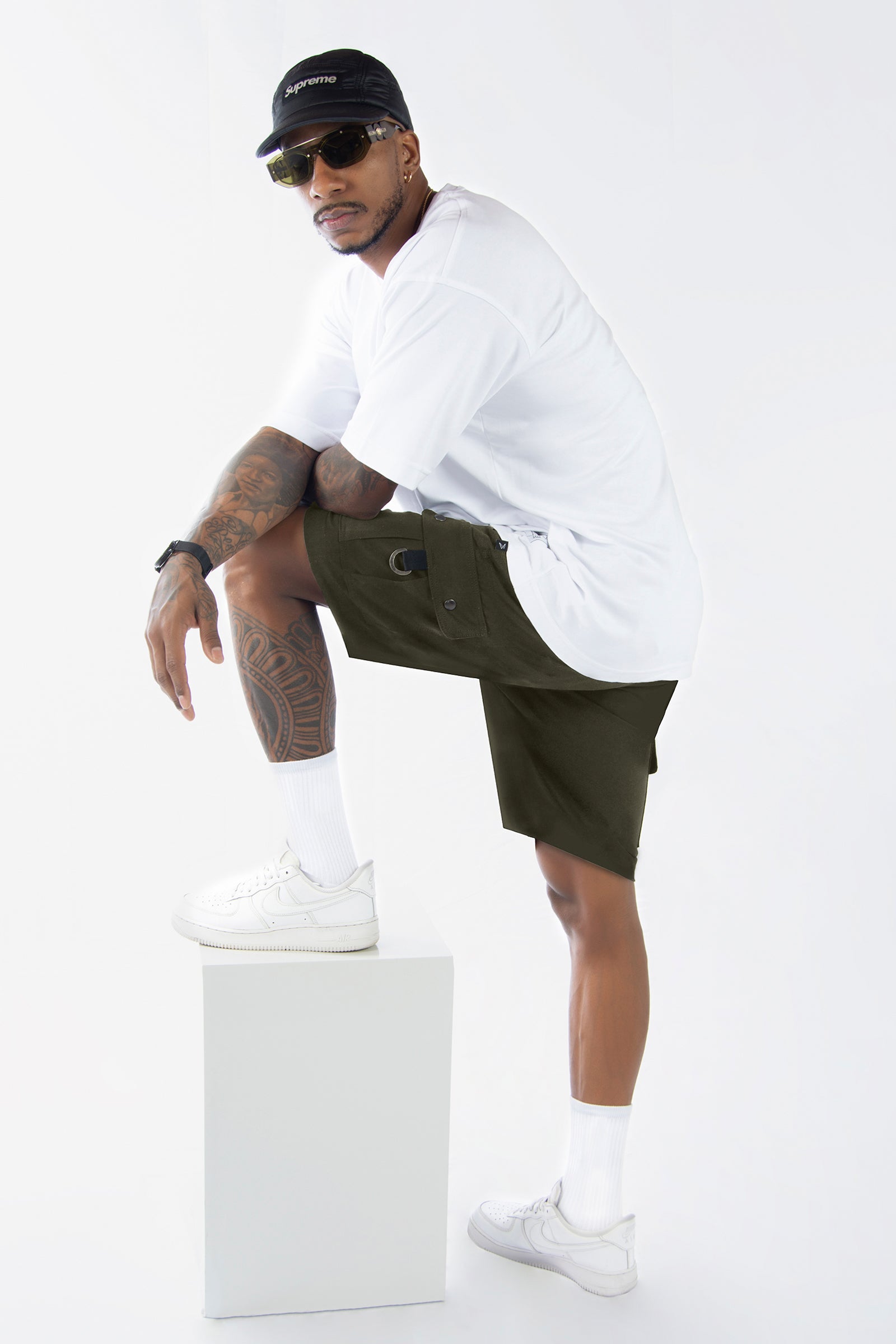 Short Cargo Xpand – Classic Fit, Green