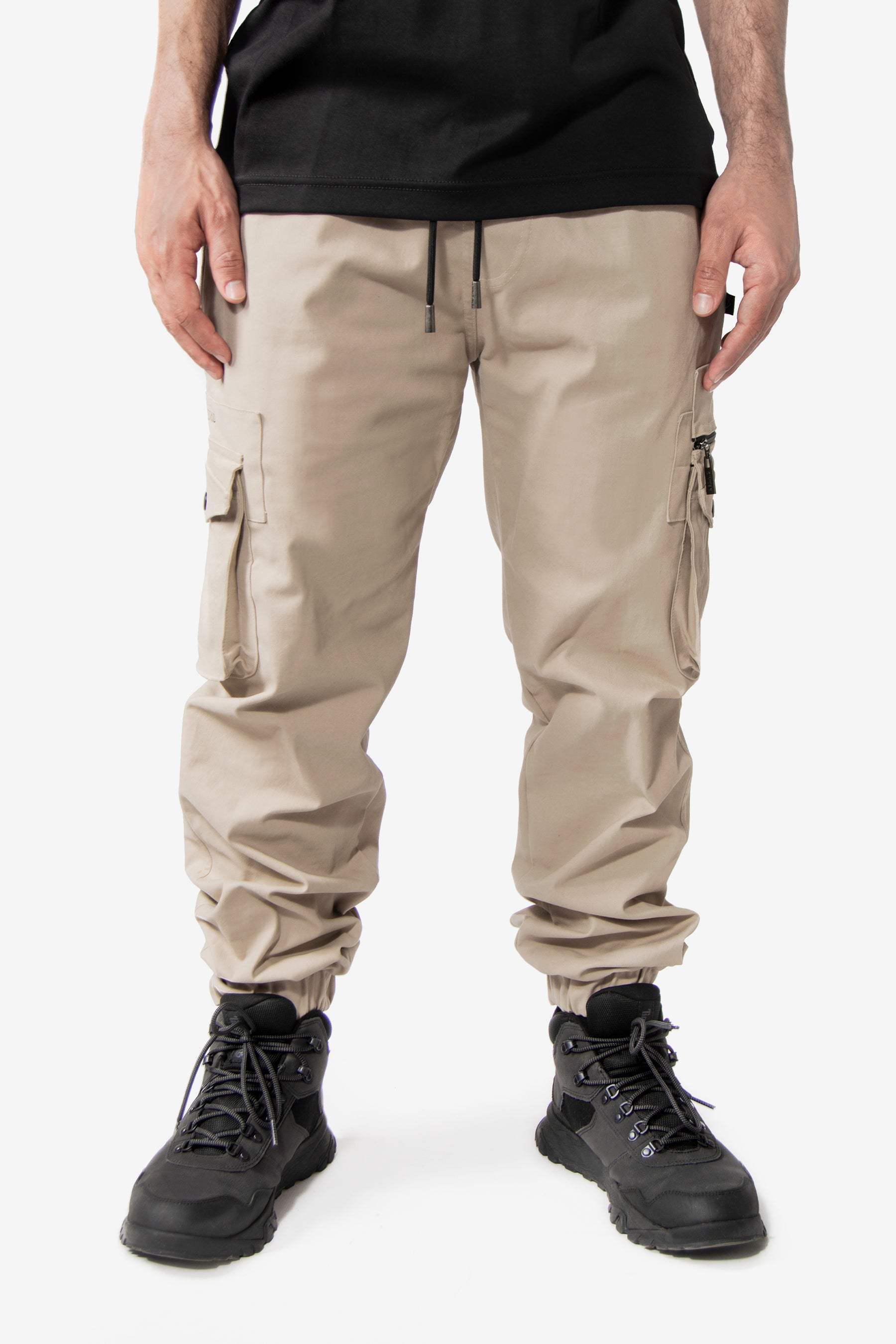 Jogger Cargo Xpand - Tapered Fit, Beige