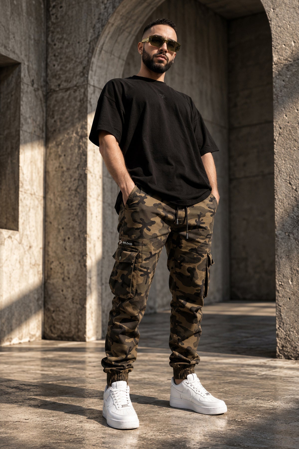 Jogger Cargo Xpand - Tapered Fit, Army