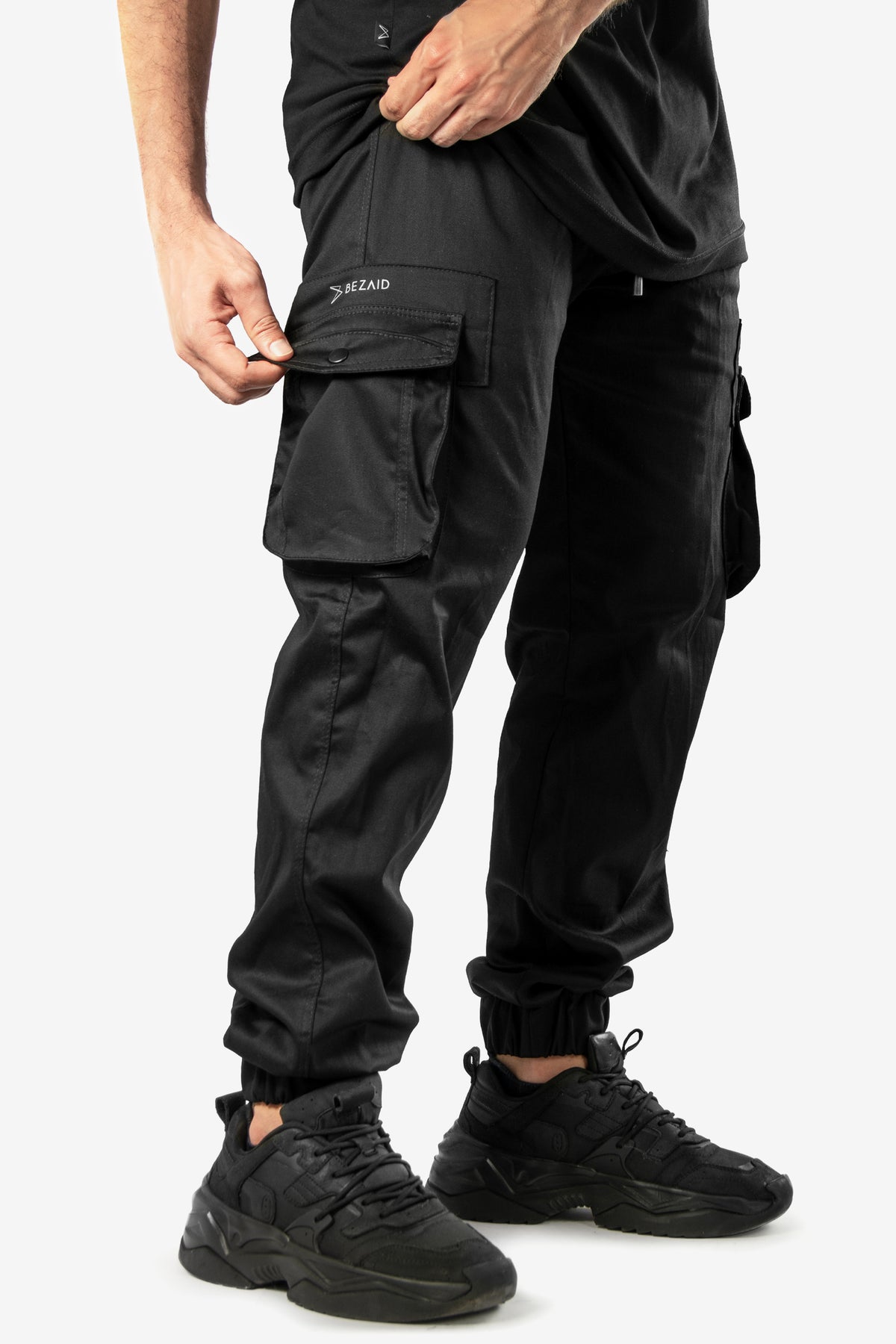 Jogger Cargo Xpand - Tapered Fit, Black