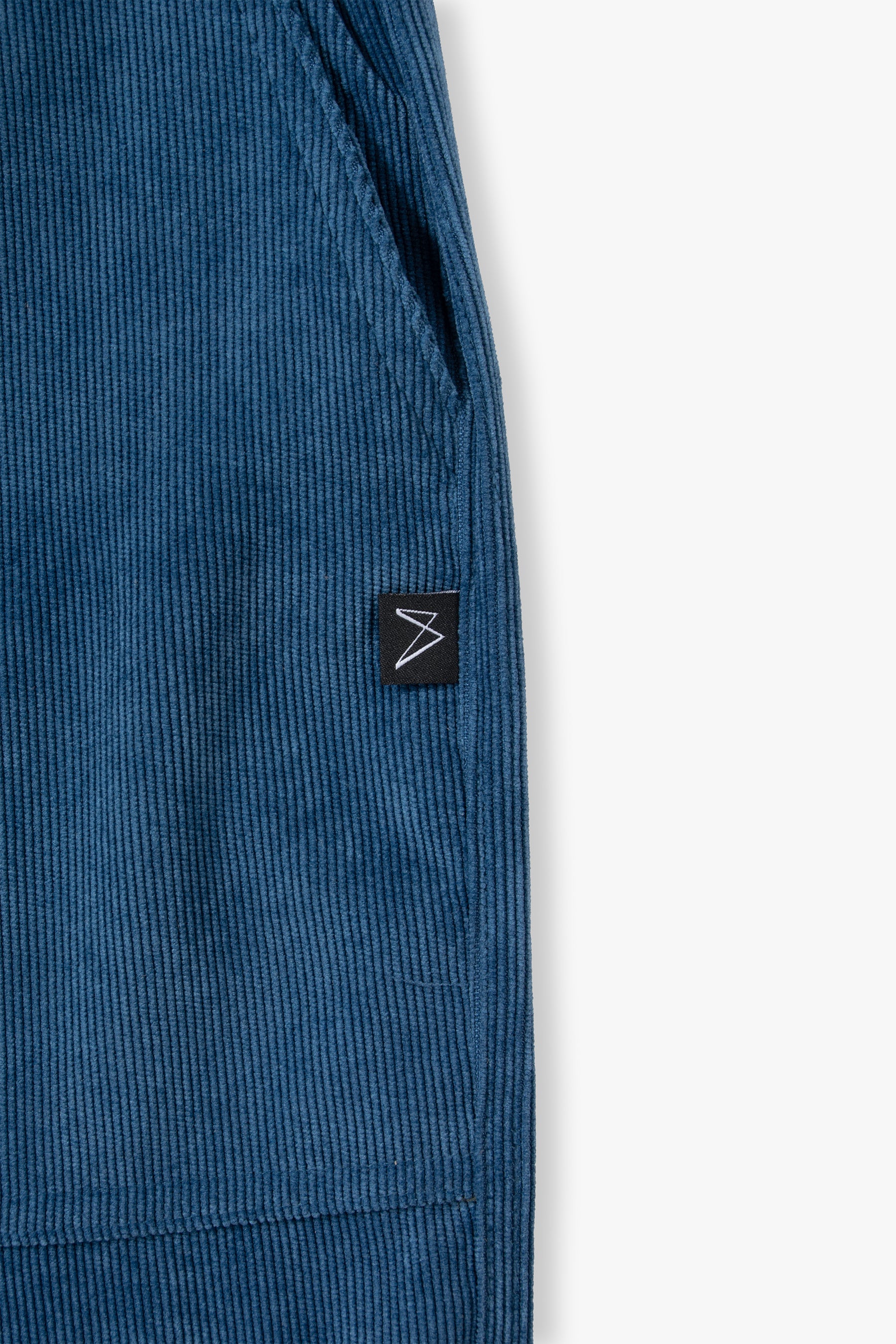 Jogger Cargo Corduroy - Tapered Fit, Blue