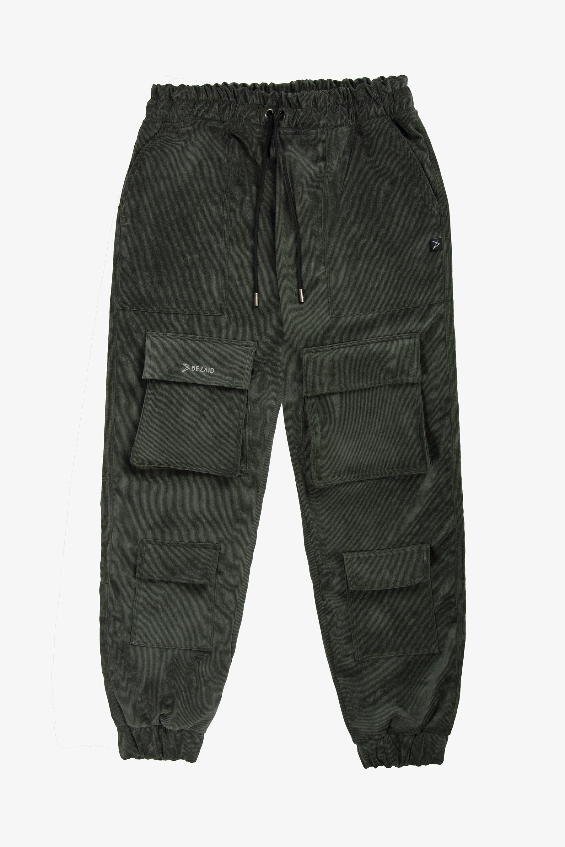 Jogger Cargo Corduroy - Tapered Fit, Deep Green