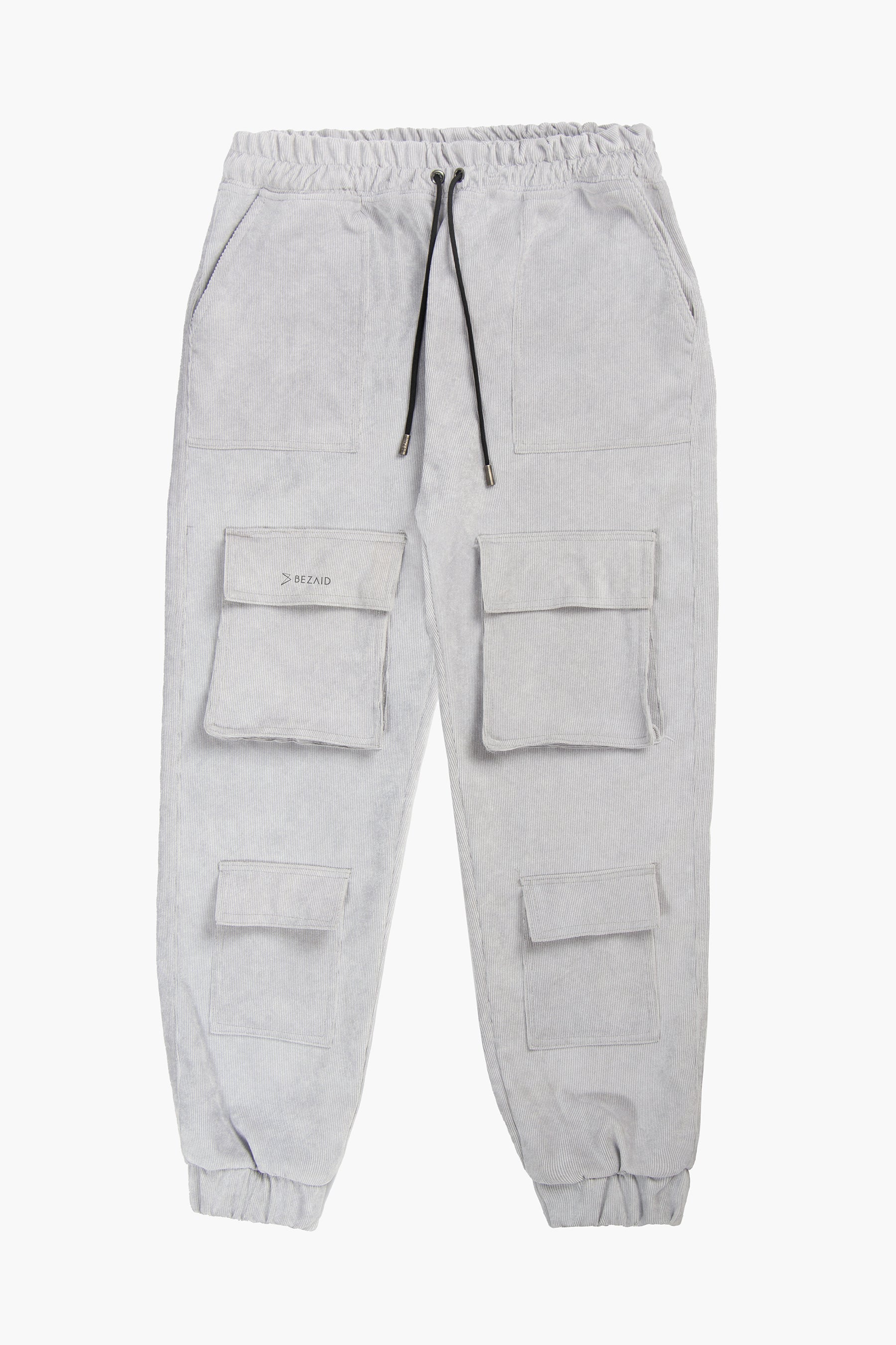 Jogger Cargo Corduroy - Tapered Fit, Grey
