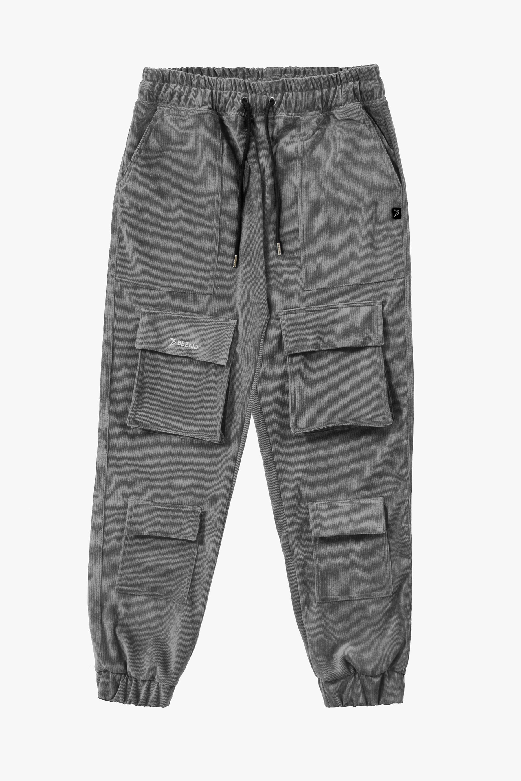 Jogger Cargo Corduroy - Tapered Fit, Deep Grey