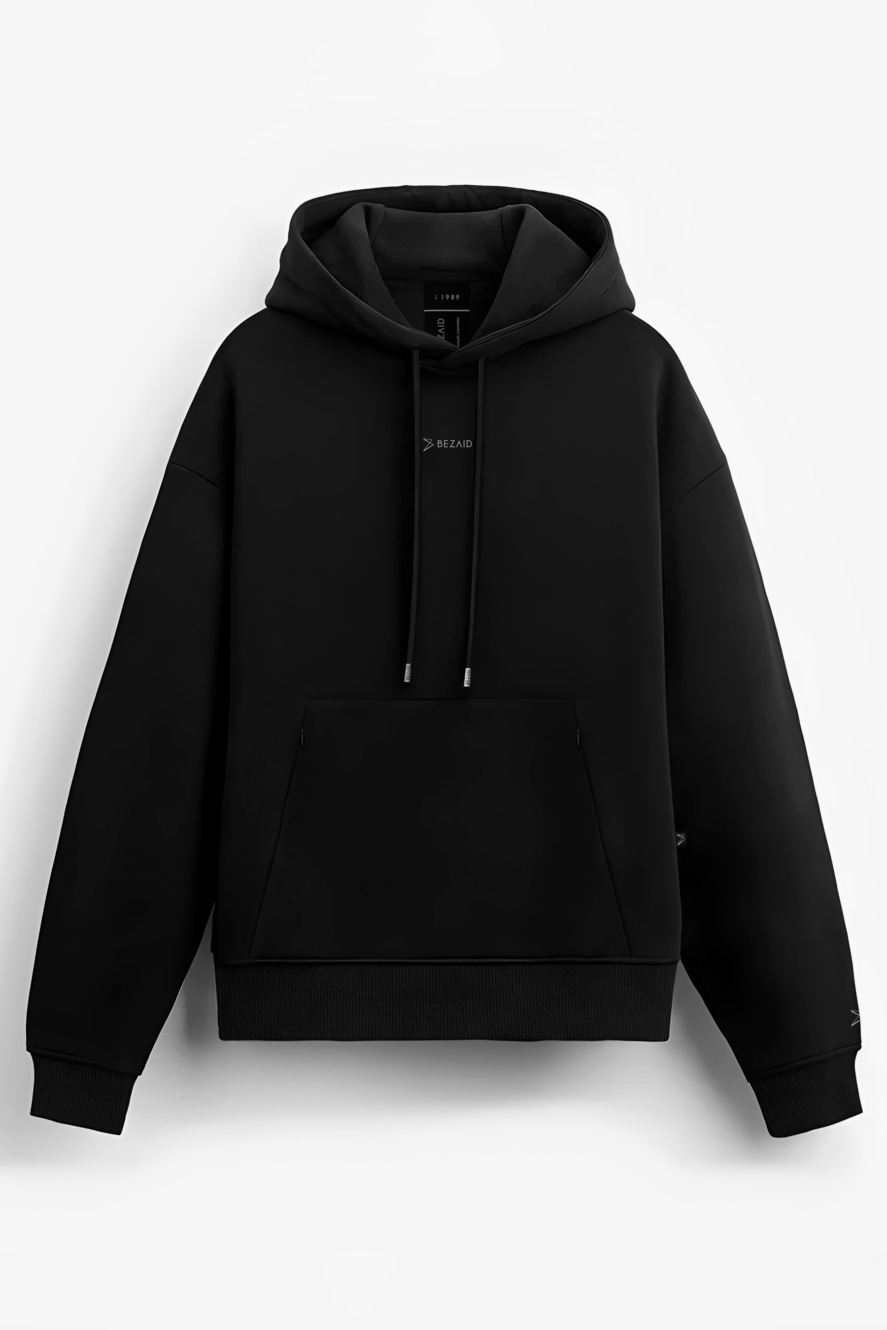 Hoodie Basic Stiff - Black